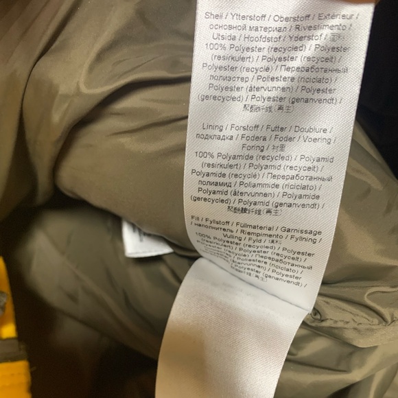 NEW Ganni Midi Down Bright Yellow Puffer Oversized Coat Jacket Size XXS XS 42” - Picture 9 of 15